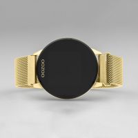 OOZOO | Smartwatch unisex goud/goud mesh 2